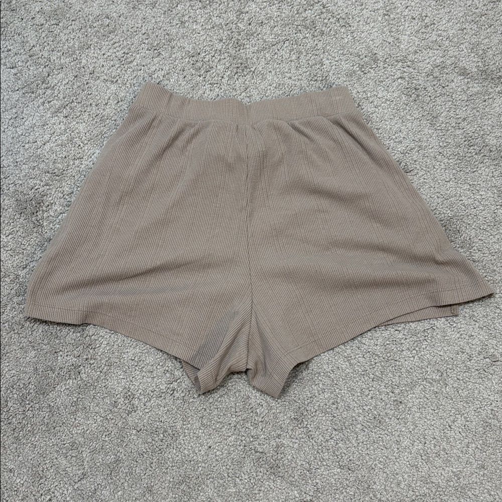 Abercrombie & Fitch Taupe Gray Lounge Shorts Size S - Picture 2 of 10